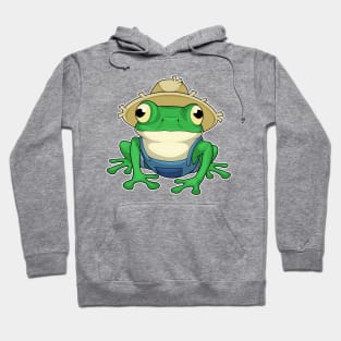 Frog Farmer Hat Hoodie